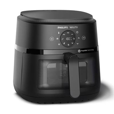 Fritadeira Elétrica Airfryer Philips Walita Série 2000 XL Digital NA230/00 1700W Preta Preto / 220V