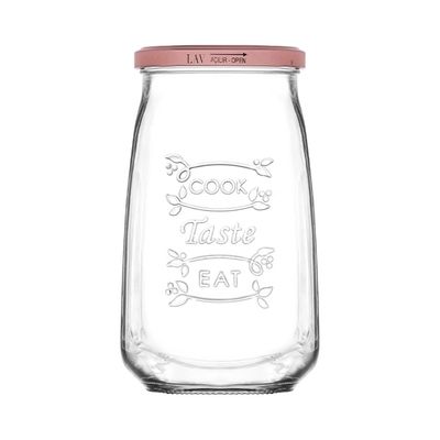 Pote de Vidro Le Tasty Incolor 1L