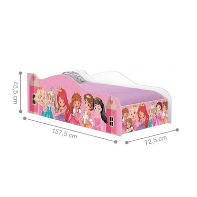 Cama Carro Solteiro Joy Princesas Solteiro