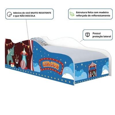 Mini Cama Joy Circo Picadeiro Com Colchão