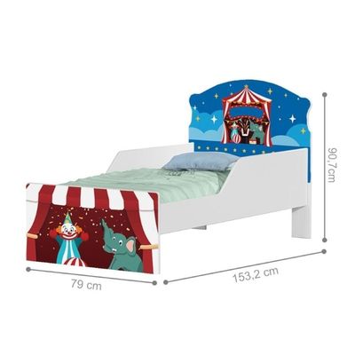 Cama Infantil Tick Circo Picadeiro Com Colchão