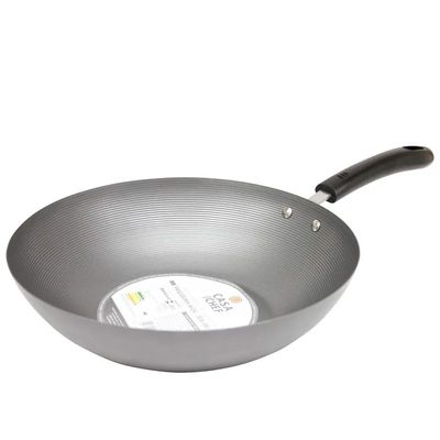 Frigideira Antiaderente Wok Cazza Cinza 30cm