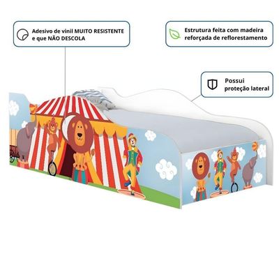 Mini Cama Joy Circo Com Colchão