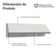 Armário Aéreo 100 Cm 1 Porta Basculante Branco Glamy Madesa Branco