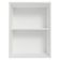 Armário Aéreo 50cm 1 Porta Branco/preto Agata Madesa Branco/preto
