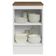 Balcão De Cozinha 50cm 1 Porta Bbr Stella Madesa Branco/rustic