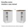 Balcão De Cozinha 50cm 1 Porta Bbr Stella Madesa Branco/rustic