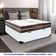 Cama Box Baú Casal Sintético + Colchão Molas Ensacadas Texas Prime Colchões 138cm - Suporta Até 120 Kg Por Pessoa Cor:br