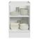 Balcão De Cozinha 50cm 1 Porta (sem Tampo) B Glamy Madesa Branco