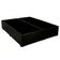 Cama Box Baú Casal Bipartido Sintético Mega Cama Preto 138x188x45cm