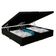 Cama Box Baú Casal Bipartido Sintético Mega Cama Preto 138x188x45cm
