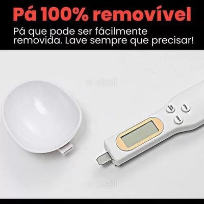 Colher Balança Digital 500g Com Display Lcd Para Medir Alimentos E Grãos Na Cozinha