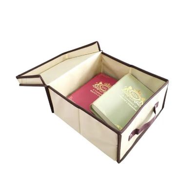 Caixa Organizadora Dobravel Guarda Roupa Porta Lençol Desmontável Empilhavel Tampa Closet Armario