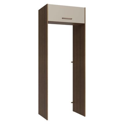 Porta-geladeira 83 Cm 1 Porta Basculante Rustic/crema Agata Madesa Rustic/crema