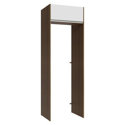 Porta-geladeira 73 Cm 1 Porta Basculante Rustic/branco Glamy Madesa Rustic/branco