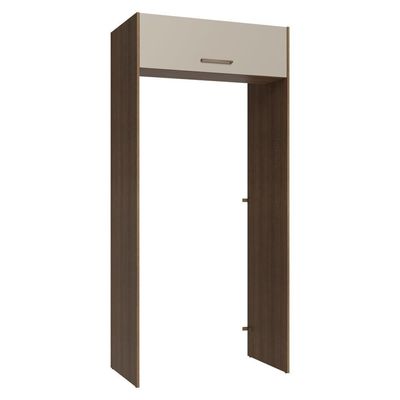 Porta-geladeira 103 Cm 1 Porta Basculante Rustic/crema Agata Madesa Rustic/crema