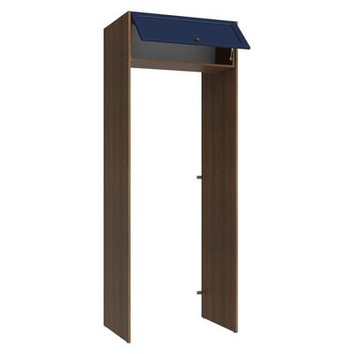 Porta-geladeira 83 Cm 1 Porta Basculante Rustic/azul Vik Madesa Rustic/azul