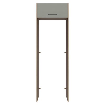 Porta-geladeira 73 Cm 1 Porta Basculante Rustic-Cinza Agata Madesa Rustic-Cinza