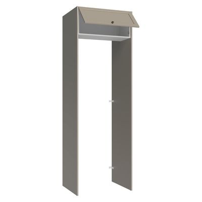 Porta-geladeira 73 Cm 1 Porta Basculante Crema-branco-crema Vik Madesa Branco-crema