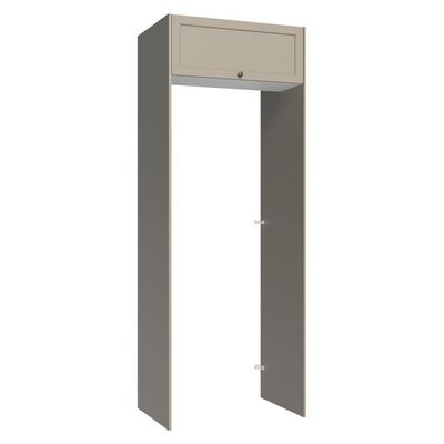 Porta-geladeira 83 Cm 1 Porta Basculante Crema-branco-crema Vik Madesa Branco-crema