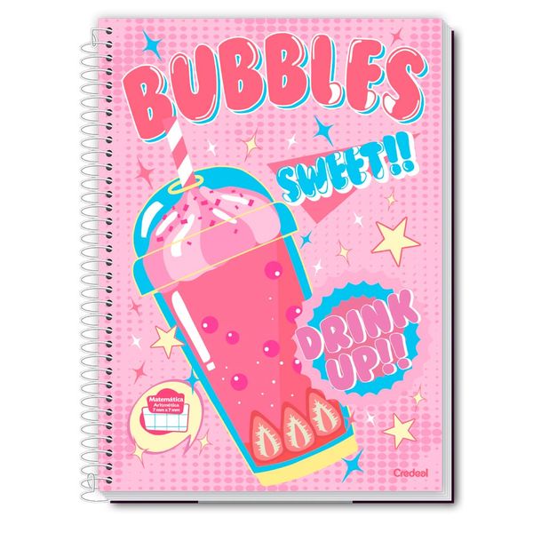 Caderno Universitário Feminino My Collection 80F/1 Matéria Credeal