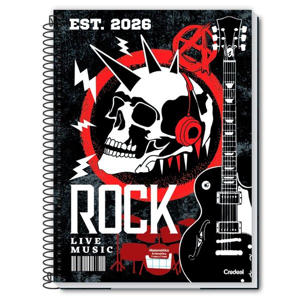 Caderno Universitário Masculino My Collection 80F/1 Matéria Credeal