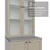 Módulo Cristaleira 70 Cm 2 Portas De Vidro Branco-crema Vik Madesa Branco-crema