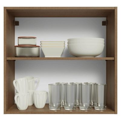 Armário Aéreo 70 Cm 2 Portas Rustic-crema Vik Madesa Rustic-crema