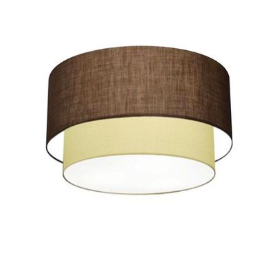 Plafon Para Banheiro Cilíndrico Sb-3045 Cúpula Cor Café Bege