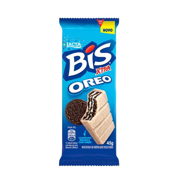 Chocolate Bis Xtra Oreo Lacta 45g Chocolate Bis Xtra Oreo Lacta 45g
