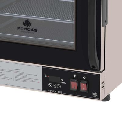 Forno Turbo Elétrico Progás Prp-004 Plus Fast Oven Digital Cor Preto Com 4 Esteiras 220V P39980
