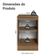 Balcão De Cozinha 50cm 1 Porta Rustic Stella Madesa Rustic