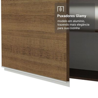Porta-geladeira 83 Cm 1 Porta Basculante Rustic Glamy Madesa Rustic