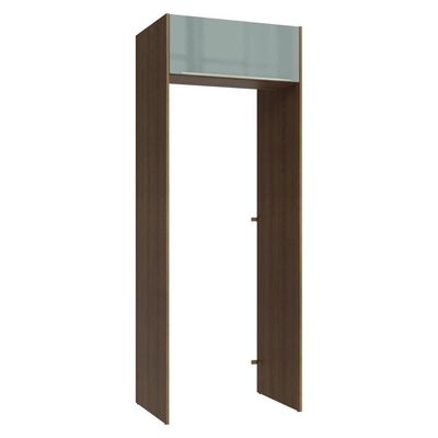 Porta-geladeira 83 Cm 1 Porta Basculante Rustic/cinza Lux Madesa Rustic/cinza