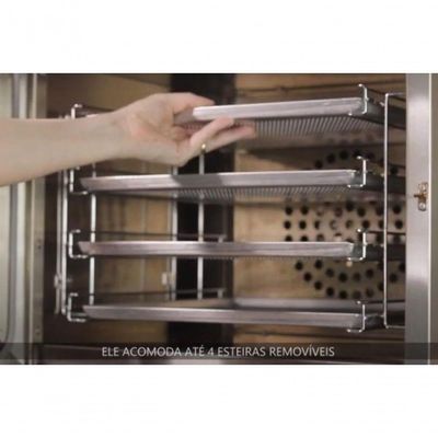 Forno Elétrico Progás Turbo Fast Oven Preto 4 Esteiras Prp-004 G2 220V P39305
