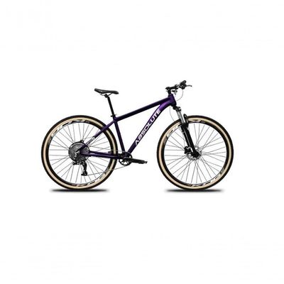 Bicicleta Aro 29 Absolute Nero 5 12v Hollowtech Freio Hidráulico K7 Garfo Trava No Guidão Roxo 19