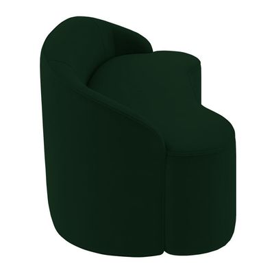 Sofá 3 Lugares Para Sala De Estar Living 180cm Theo D06 Veludo Esmeralda - Mpozenato