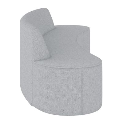 Sofá 4 Lugares Para Sala De Estar Living 260cm Koane D06 Linho Cinza Claro - Mpozenato