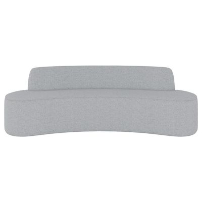Sofá 4 Lugares Para Sala De Estar Living 260cm Koane D06 Linho Cinza Claro - Mpozenato