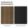 Guarda-roupa Closet Modulado Valencia 2 Gavetas 4 Prateleiras 70cm Rustic/preto Madesa Xa Rustic/preto