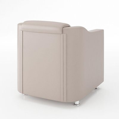 Kit Sofá Namoradeira Tilla + Poltrona Sala Clínica bege