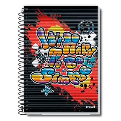 Caderno Universitário Masculino My Collection 224F/16 Matérias Credeal