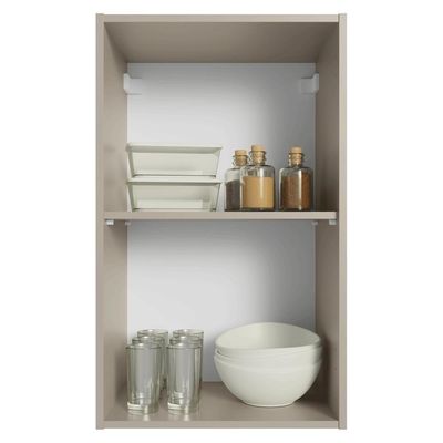 Armário Aéreo 40 Cm 1 Porta Nice Madesa Crema