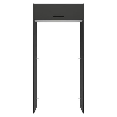 Porta-geladeira 103 Cm 1 Porta Basculante Preto/branco/preto Agata Madesa Preto/branco/preto