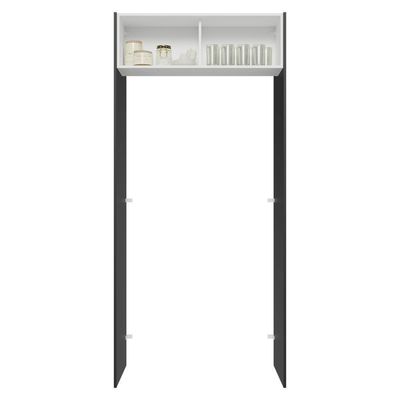 Porta-geladeira 103 Cm 1 Porta Basculante Preto/branco/preto Agata Madesa Preto/branco/preto