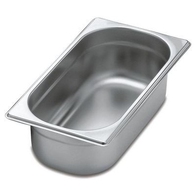 Kit 6 Cubas Gastronomica Inox GN 1/3 x 100mm (325x176mm) - Brasinox