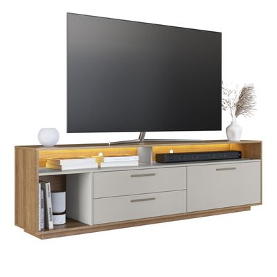 Rack Para Tv Até 75 Polegadas Com Iluminação Led Reims Arenas