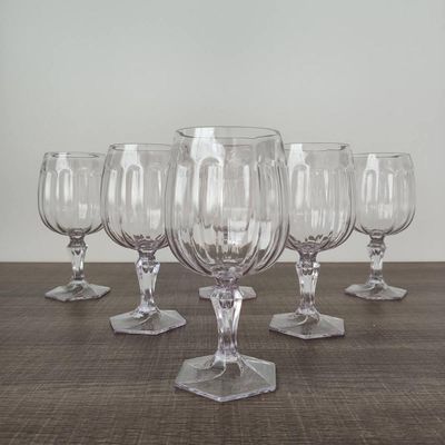 Conjunto 6 Taças Plástico 350ml Água Suco UZ