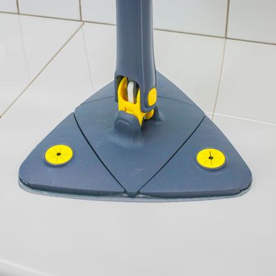 Mop Triangular Rodo Limpeza Giratório Ajustável