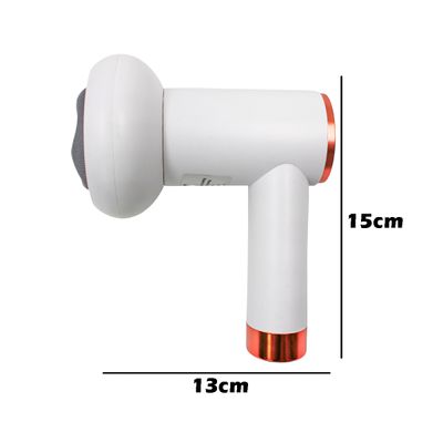 Massageador Eletrico Muscular Vibratorio Corporal Branco